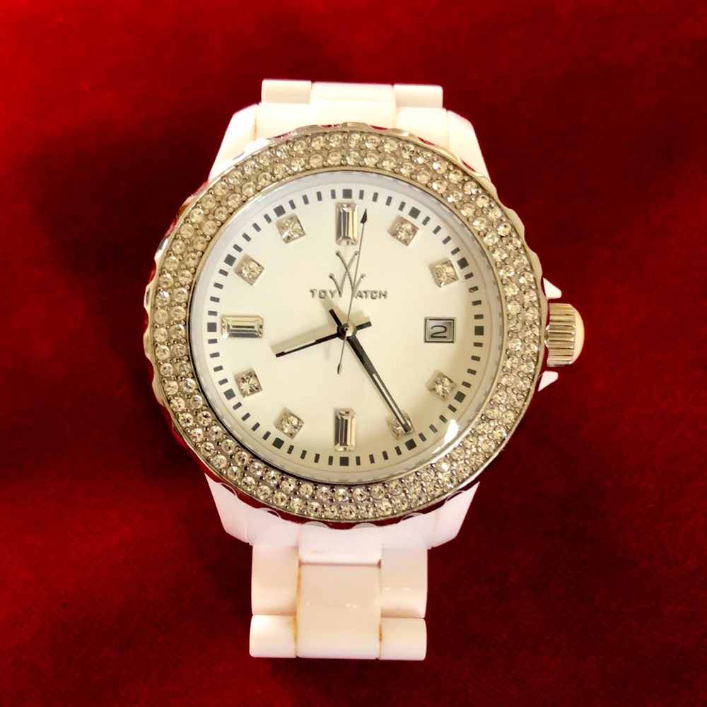 ToyWatch White Plasteramic